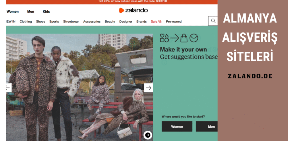 Almanya Alışveriş Siteleri - zalando.de