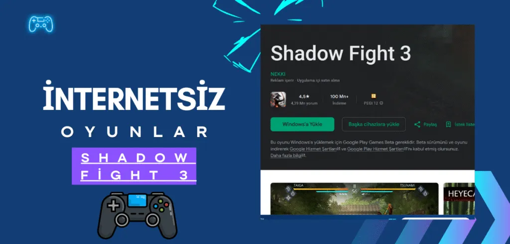 İnternetsiz oyunlar -Shadow Fight 3