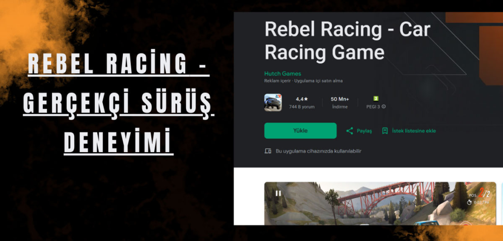 İnternetsiz Oyunlar - Rebel Racing 