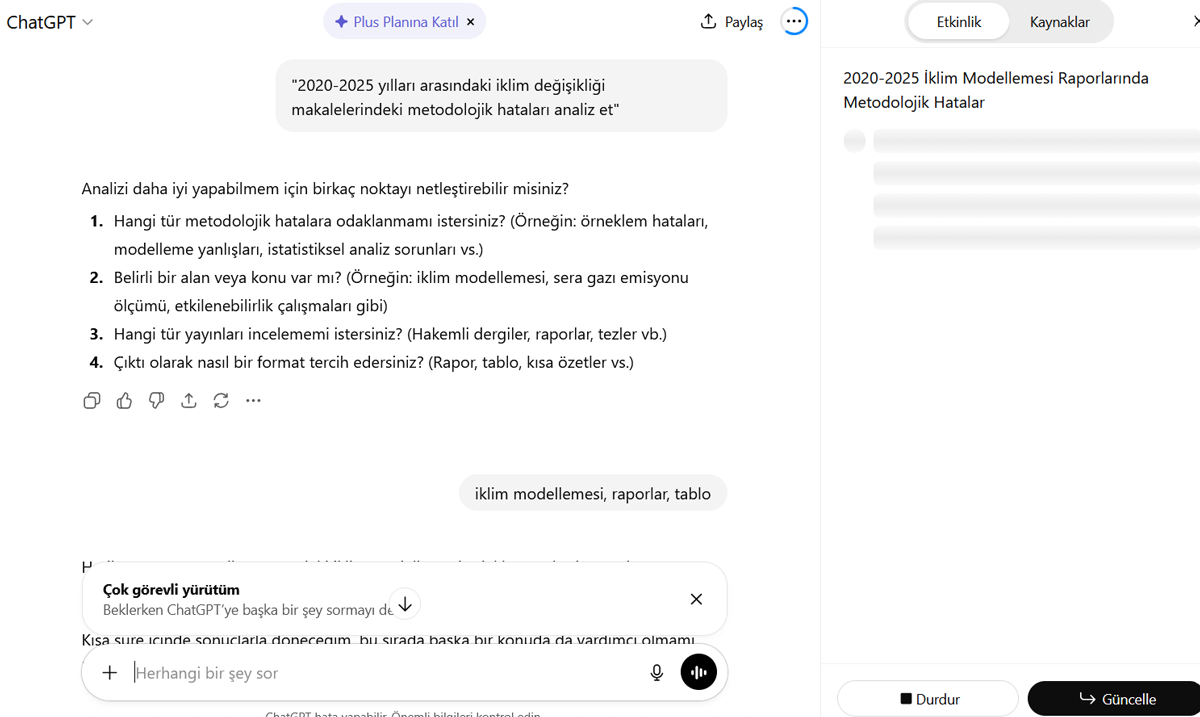 Yapay Zeka Uygulamaları - ChatGPT- Komut Verme