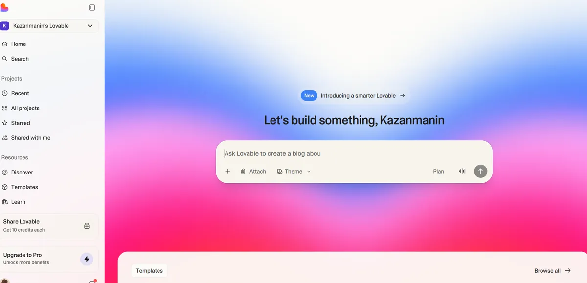 Yapay Zeka Uygulamaları - Lovable