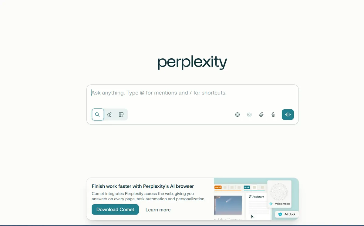 Yapay Zeka Uygulaması -Perplexity