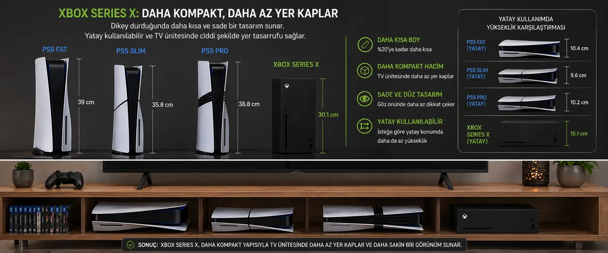 PS5 mi Xbox mı - Boyuta Göre Görünüm