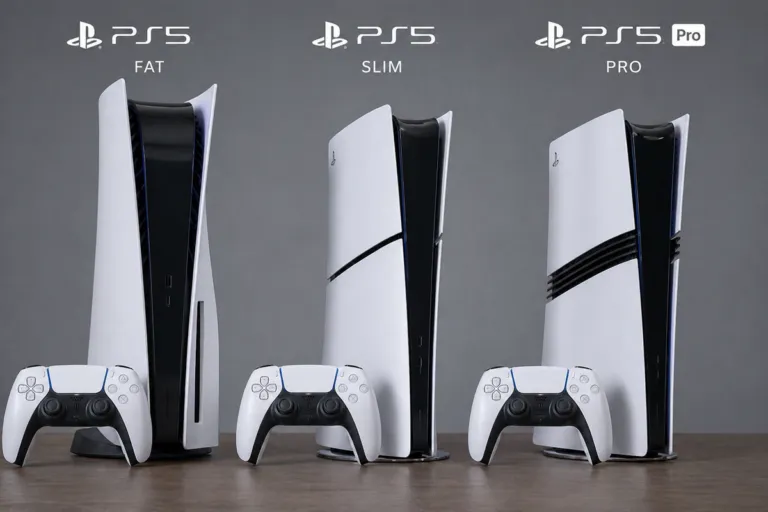PlayStation 5 Fat-PlayStation 5 Slim-PlayStation 5 Pro Karşılatırması
