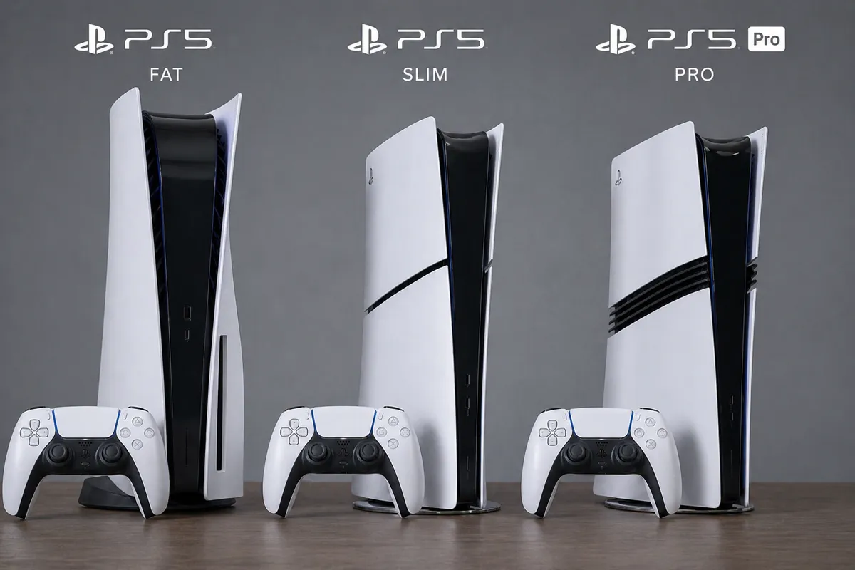 PlayStation 5 Fat-PlayStation 5 Slim-PlayStation 5 Pro Karşılatırması