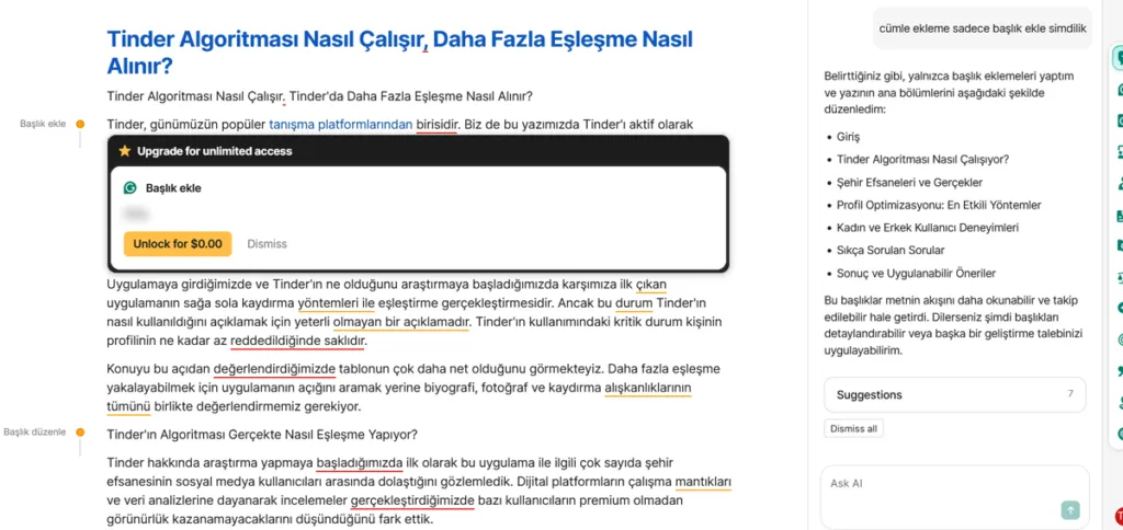 Grammarly Test Ettik