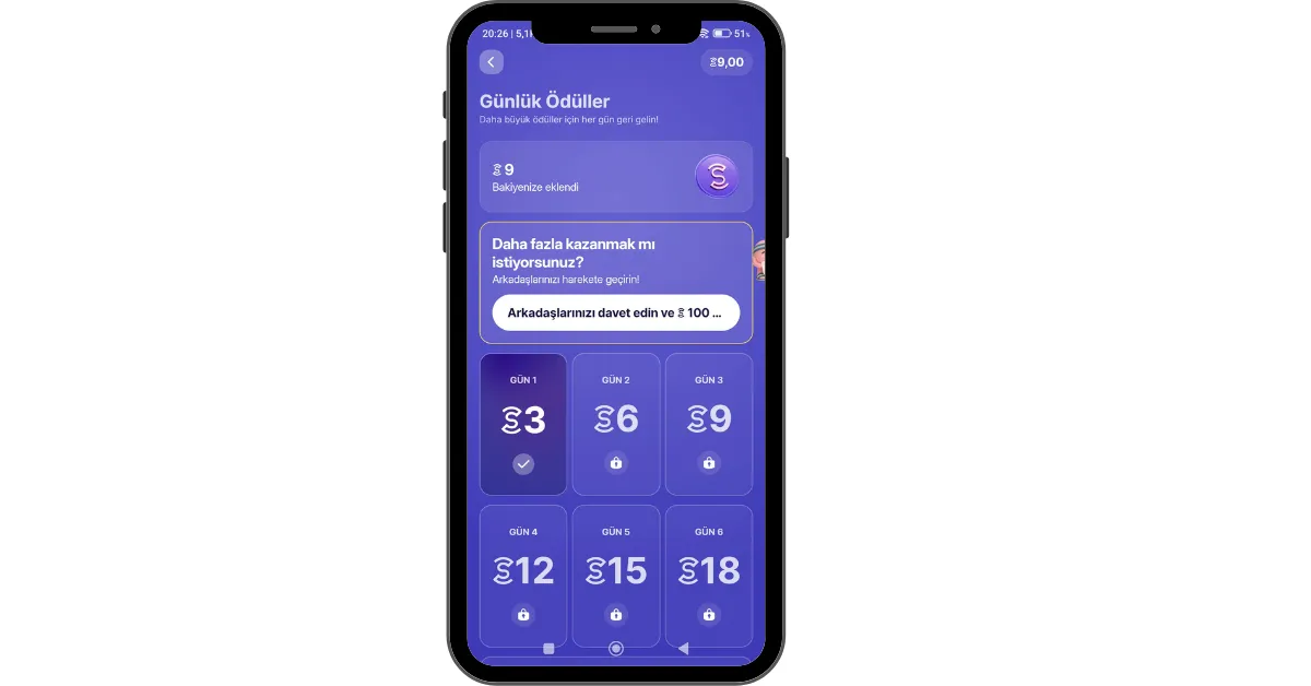 Para Kazandıran Uygulamalar - Sweatcoin - Günlük Görevler-Tamamlanan görev
