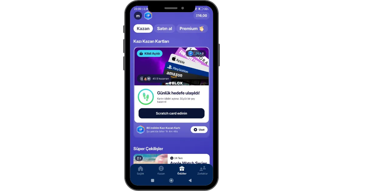 Para Kazandıran Uygulamalar - Sweatcoin - Kazı Kazan