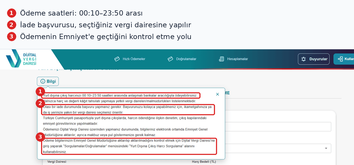 GİB ödeme saatleri ve sorgulama bilgisi
