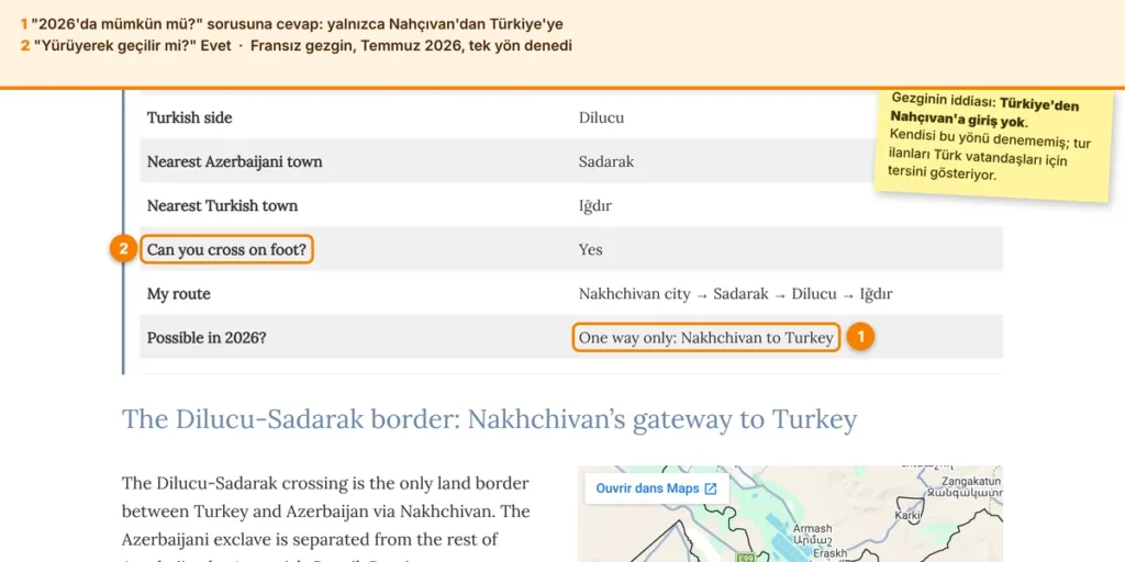 Gezgin tablosu tek yönlü geçiş