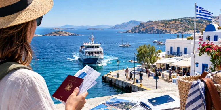 Yunanistan Kapıda Vize 2026: 12 Ada, Ücret ve Başvuru Adımları